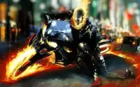 Ghost Rider Game : Ghost Bike Rider Screen Shot 7
