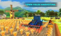 Town Farmer Simulator: Combine Harvester Screen Shot 6