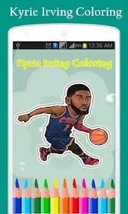 Kyrie Irving Coloring Screen Shot 1