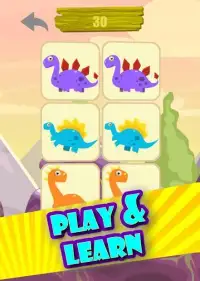 Memory game - Dinosaurs Screen Shot 4