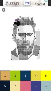 Pixel Art - Messi Screen Shot 2