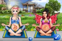 Ice Queen & Ladybug Princess Pregnant Care Game Screen Shot 2