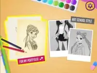 Princess Art School - Fun Gam Screen Shot 6
