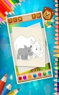 Coloring Pages for Kids: Animal Screen Shot 13