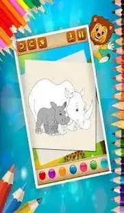 Coloring Pages for Kids: Animal Screen Shot 2