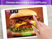 Burger games - Jigsaw puzzles Screen Shot 1