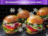 Burger games - Jigsaw puzzles Screen Shot 2