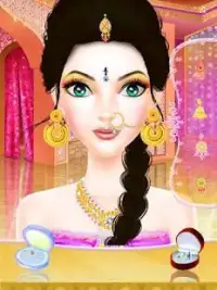 Indian Trendy Fashion Doll - Stylish Makeup Spa Screen Shot 1
