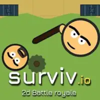 Survivers.io 2D Battle Royale Screen Shot 1