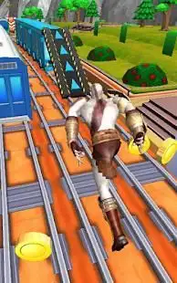 Subway Kratos Rush God-War Adventure World Screen Shot 2