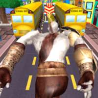 Subway Kratos Rush God-War Adventure World