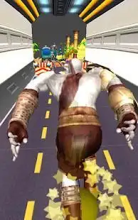 Subway Kratos Rush God-War Adventure World Screen Shot 0