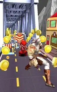 Subway Kratos Rush God-War Adventure World Screen Shot 1