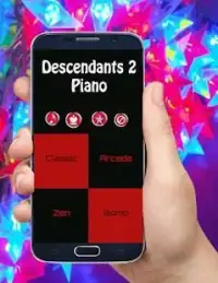 Descendants 2 : Piano Tiles Tap Screen Shot 3