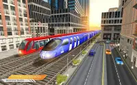 Kereta Kota Mengemudi Sim 2018: Melatih Permainan Screen Shot 8