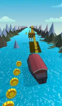 Boat Subway- Flippy Waves Screen Shot 1