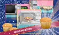 Glowing Doll cupcakes Cooking – Baking Chef Screen Shot 1