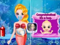 Mermaid New Born Baby - A Mermaid Baby Game Screen Shot 2