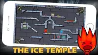 Lava boy and Ice Girl in The Ice Temple Screen Shot 1