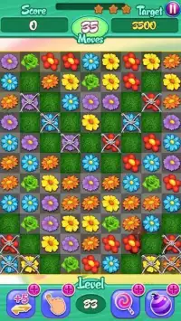 Harvest Flower Match 3 - Blossom Game Screen Shot 2
