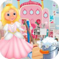 Princess Doll House Cleaning Game For Girls