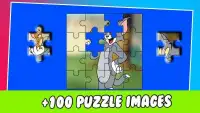Jigsaw Tom Puzzle Jerry Game Screen Shot 2