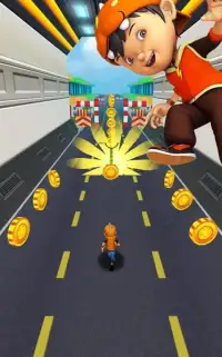 Subway Boboiboy Run: Surf, Dash & Jump Subway Game Screen Shot 2