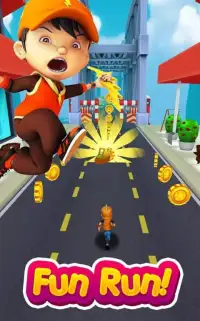 Subway Boboiboy Run: Surf, Dash & Jump Subway Game Screen Shot 7