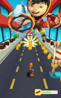 Subway Boboiboy Run: Surf, Dash & Jump Subway Game Screen Shot 0