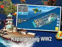 Kapal perang 3D kerajinan：Perang Dunia Kerajaan Screen Shot 3