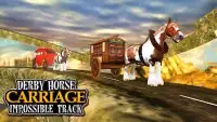 horse carriage sim impossible track & fast driving Screen Shot 1