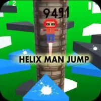 Spiral Man Helix Jump 3D Screen Shot 2