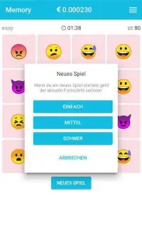 Emoji-Memory - kostenlos spielen & Geld verdienen Screen Shot 2