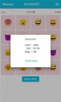 Emoji-Memory - kostenlos spielen & Geld verdienen Screen Shot 3