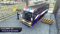 Police Bus Parking 3D Game: Police Driver Screen Shot 0
