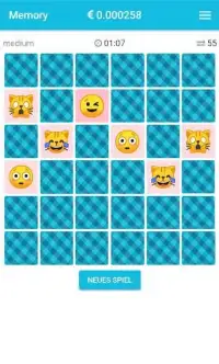 Emoji-Memory - kostenlos spielen & Geld verdienen Screen Shot 1