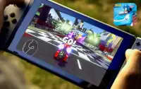 3D Sonic Chibi Race 2018 - Car Racing Game & Kart Screen Shot 3
