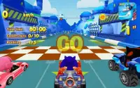 3D Sonic Chibi Race 2018 - Car Racing Game & Kart Screen Shot 2