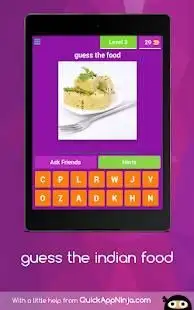 indian food quiz game Screen Shot 3