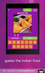 indian food quiz game Screen Shot 6
