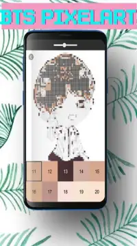 BTS Pixel Art - Number Coloring Books Screen Shot 0