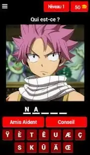 Guess Pic: Fairy Tail FR Screen Shot 5
