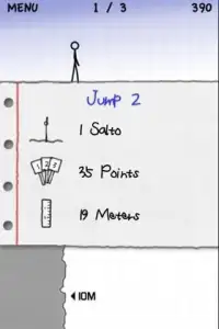 Stickman Cliff Diving Screen Shot 8