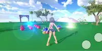 Beach Paradise Survival: Anime Girl Battle 3D Screen Shot 2