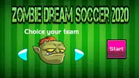 Zombie dream soccer 2020 - Best Football free game Screen Shot 0