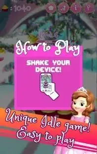 Sofia The First's Cupcakes - idle games Screen Shot 2