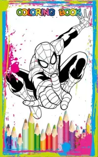 How To Color Spider-man Screen Shot 3