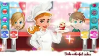 Happy Cakes Story - Games for Girls Screen Shot 2