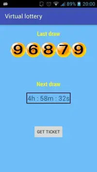 Virtual Lottery Screen Shot 2