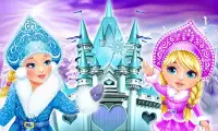 ice princess dream doll house: desain interior Screen Shot 2